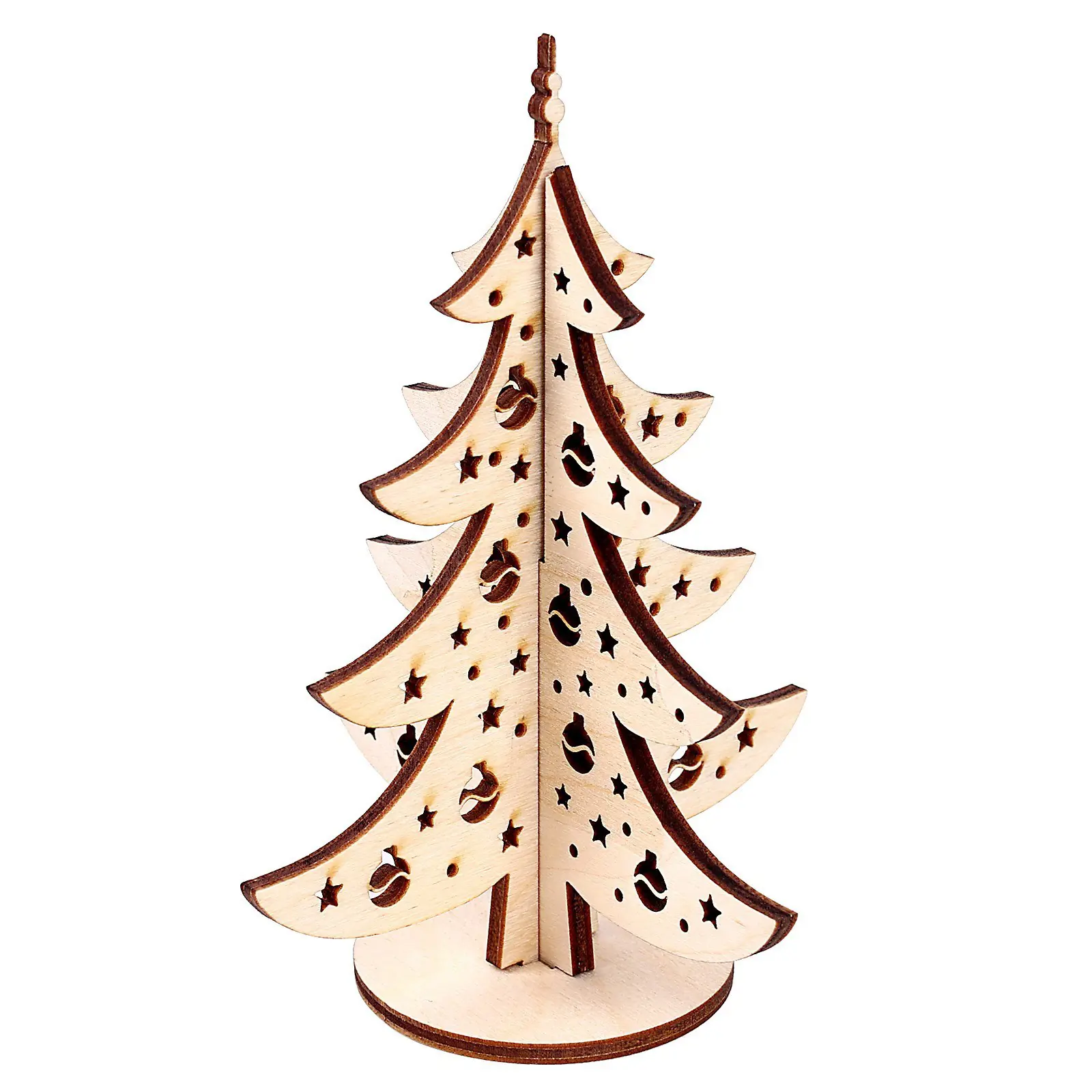 Изображение товара Модель из дерева WoodLand Toys Ёлка сборная №7 9x10 см