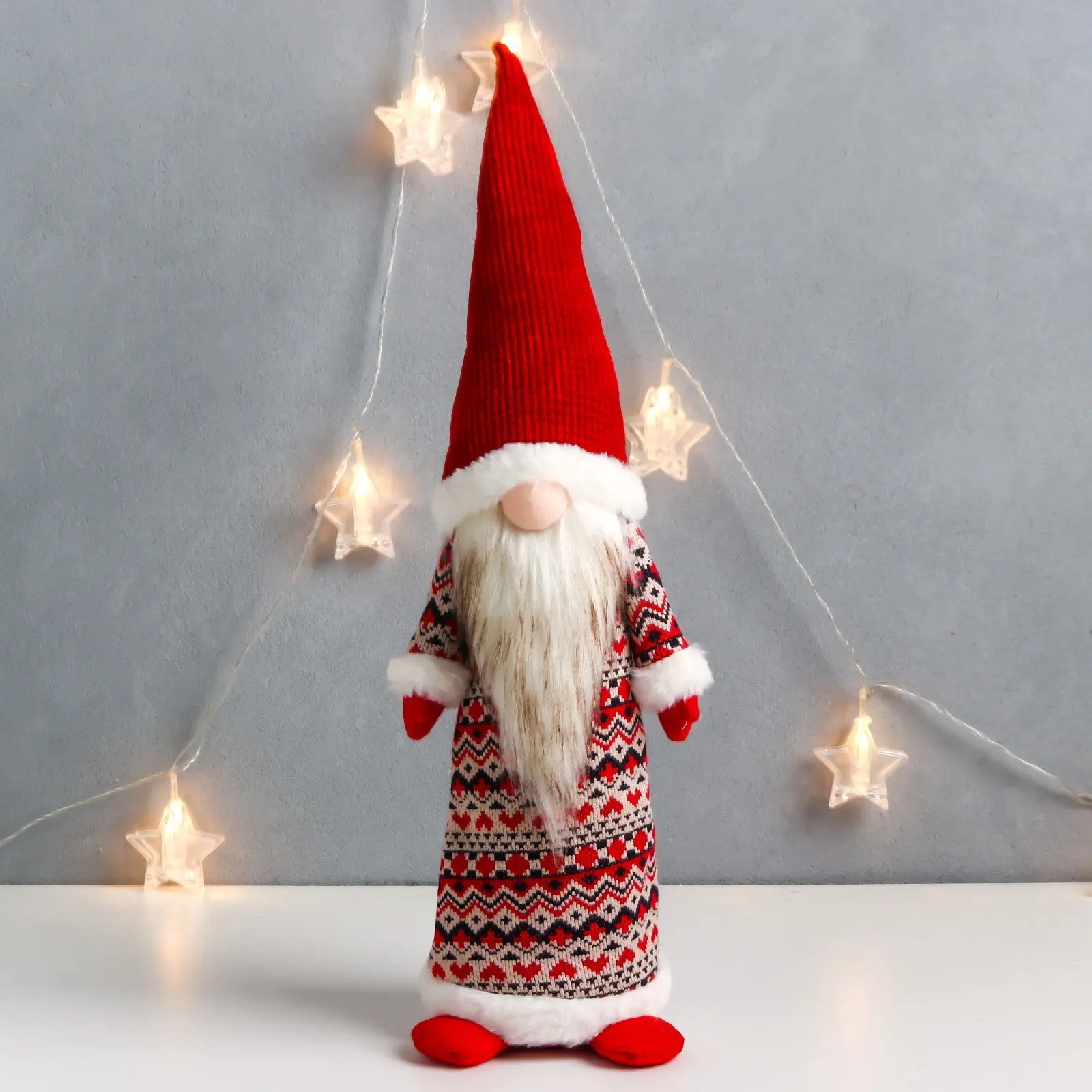 Изображение товара Фигура декоративная Дед мороз 7567949 Simaland 55 см цвет красный