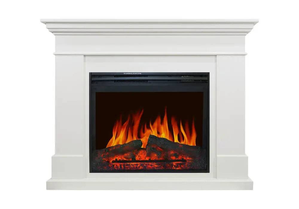 Изображение товара Каминокомплект Royal Flame California с очагом Jupiter FX, белый, мощность 1800 Вт