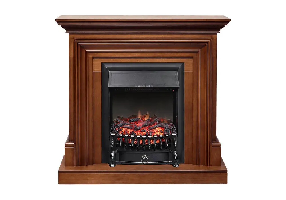 Изображение товара Каминокомплект Royal Flame Bradford с очагом Fobos FX BL 1.5 кВт цвет орех
