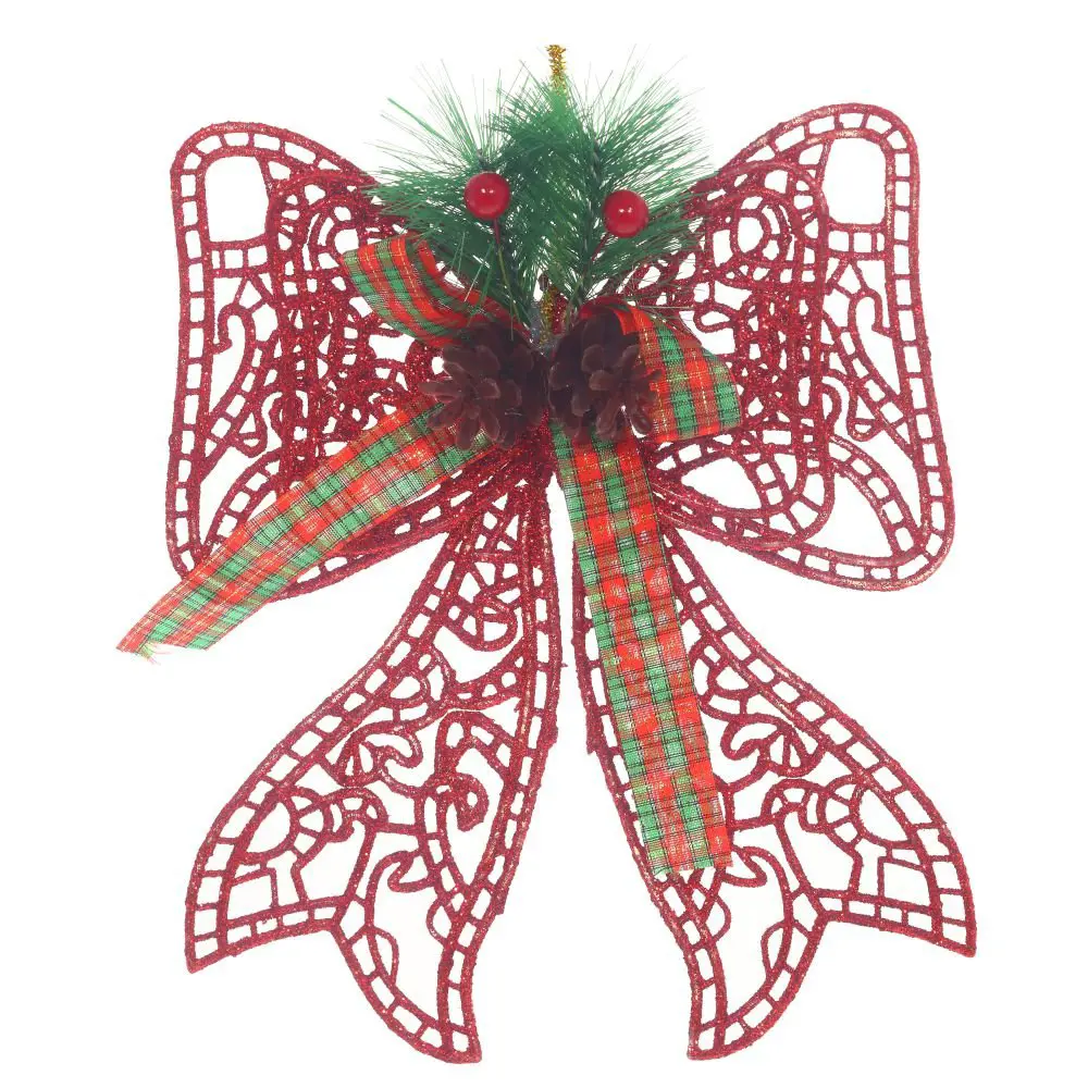 Изображение товара Елочная игрушка Бант 754329 23 см х 2 см красный