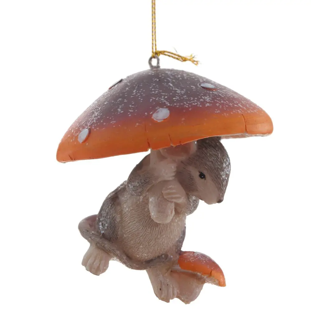 Изображение товара Елочная игрушка Белка 782438 9 см х 7 см бежевый