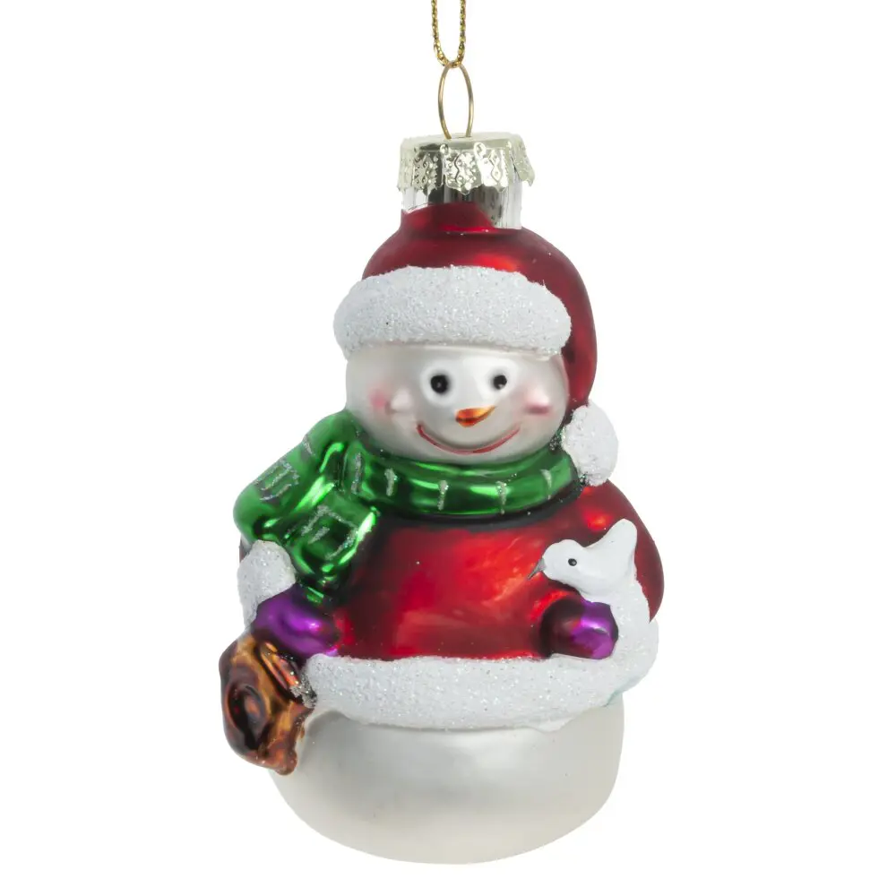 Изображение товара Елочная игрушка Снеговик 779053 10.5 см х 5.5 см разноцветный