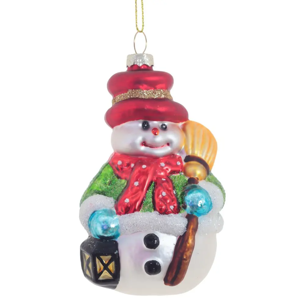 Изображение товара Елочная игрушка Снеговик 791328 13 см х 6 см разноцветный