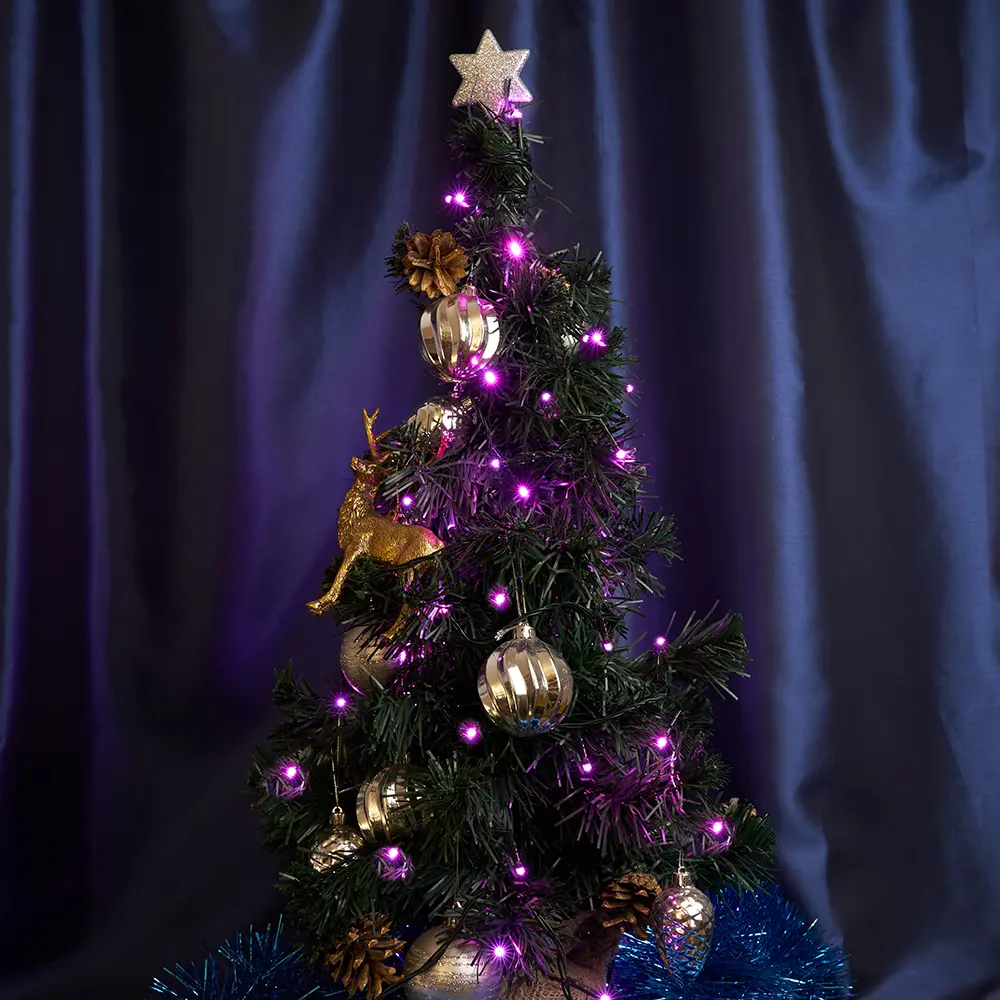 Изображение товара Электрогирлянда комнатная Feron 32287 гирлянда 2x2 м 20 ламп прозрачный 8 режимов работы 5 шт