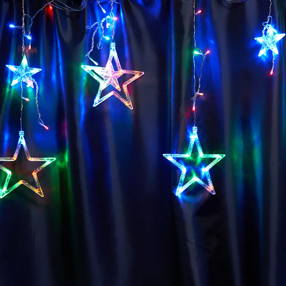 Изображение товара Электрогирлянда комнатная Feron 48615 бахрома 3x3 м 138 ламп прозрачный 1 режимов работы