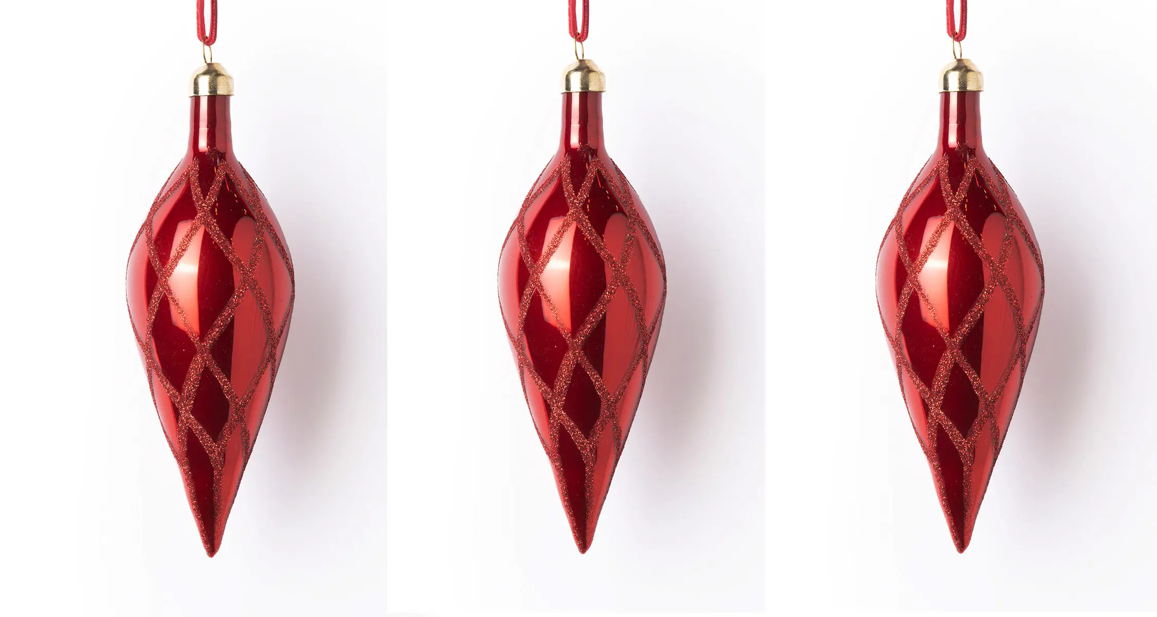 Изображение товара Набор Karlsbach 14456 из 3-х сосулек красных 17 см