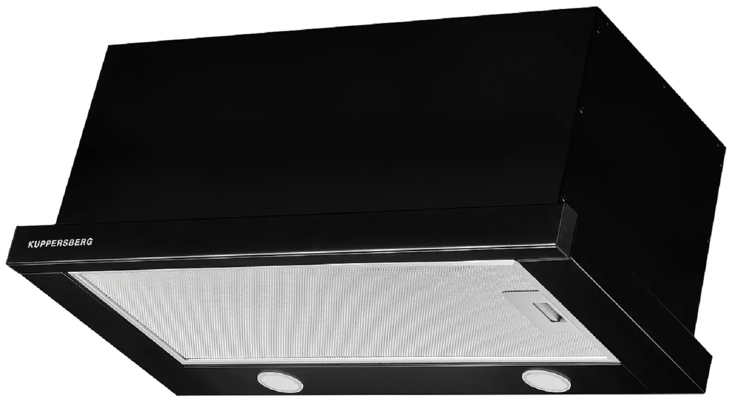 Изображение товара Встраиваемая вытяжка Kuppersberg Slimturbo 60 B 55.2 см цвет черный