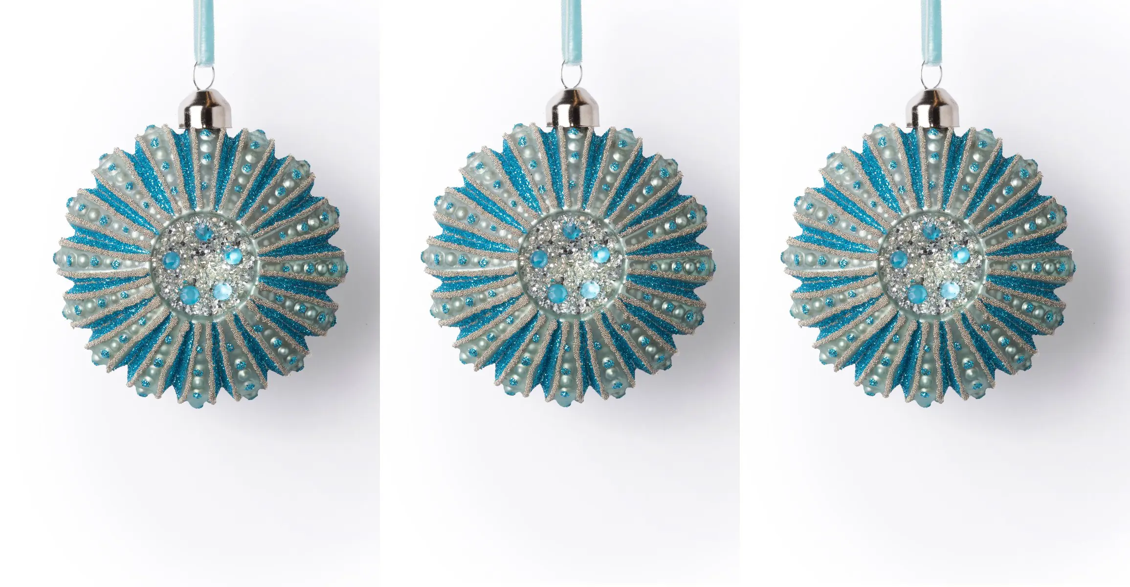 Изображение товара Набор Karlsbach 14467 из 3-х голубых цветков 9 см