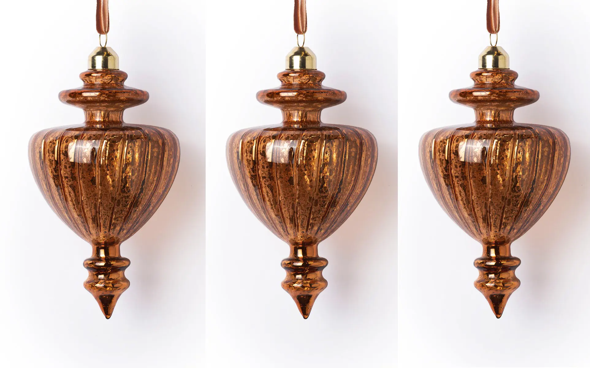 Изображение товара Набор Karlsbach 14554 из 3-х подвесок янтарная ваза 15 см