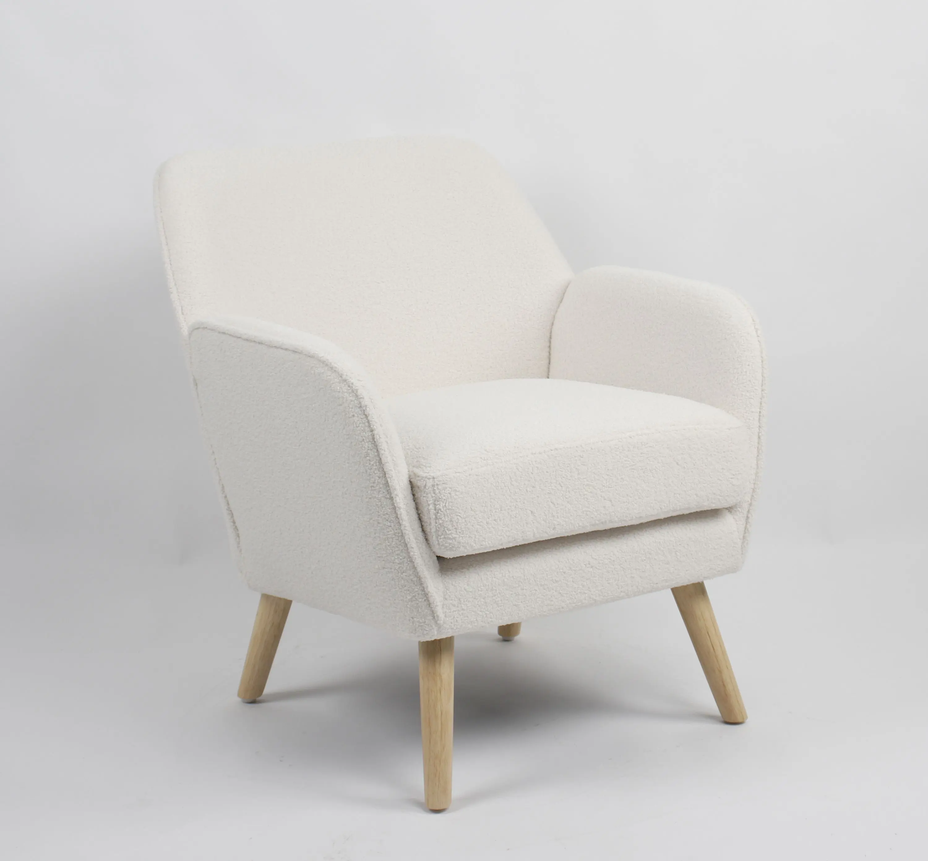 Изображение товара Кресло Stool group Ричи 68x77x79 см ткань цвет белый