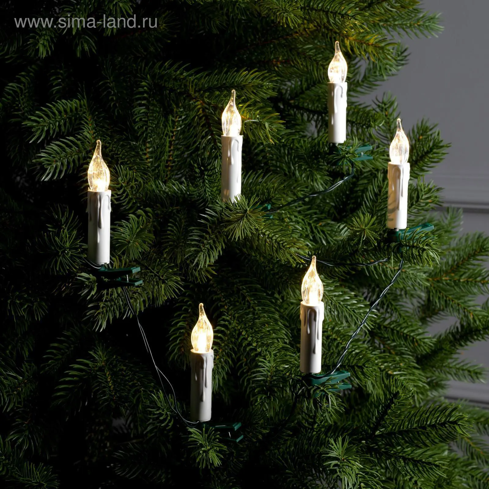 Изображение товара Электрогирлянда комнатная Luazon lighting 3612378 гирлянда 10 м 50 ламп бесцветный 1 режим работы