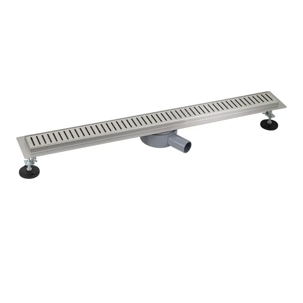 Изображение товара Душевой трап Санакс 80x7 см нержавеющая сталь гидрозатвор регулируемые ножки