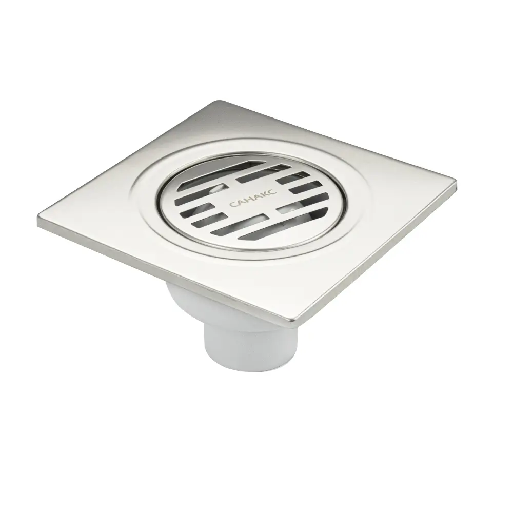 Изображение товара Трап для душа Санакс тр00012 15x15 см Ø50 мм мокрый затвор