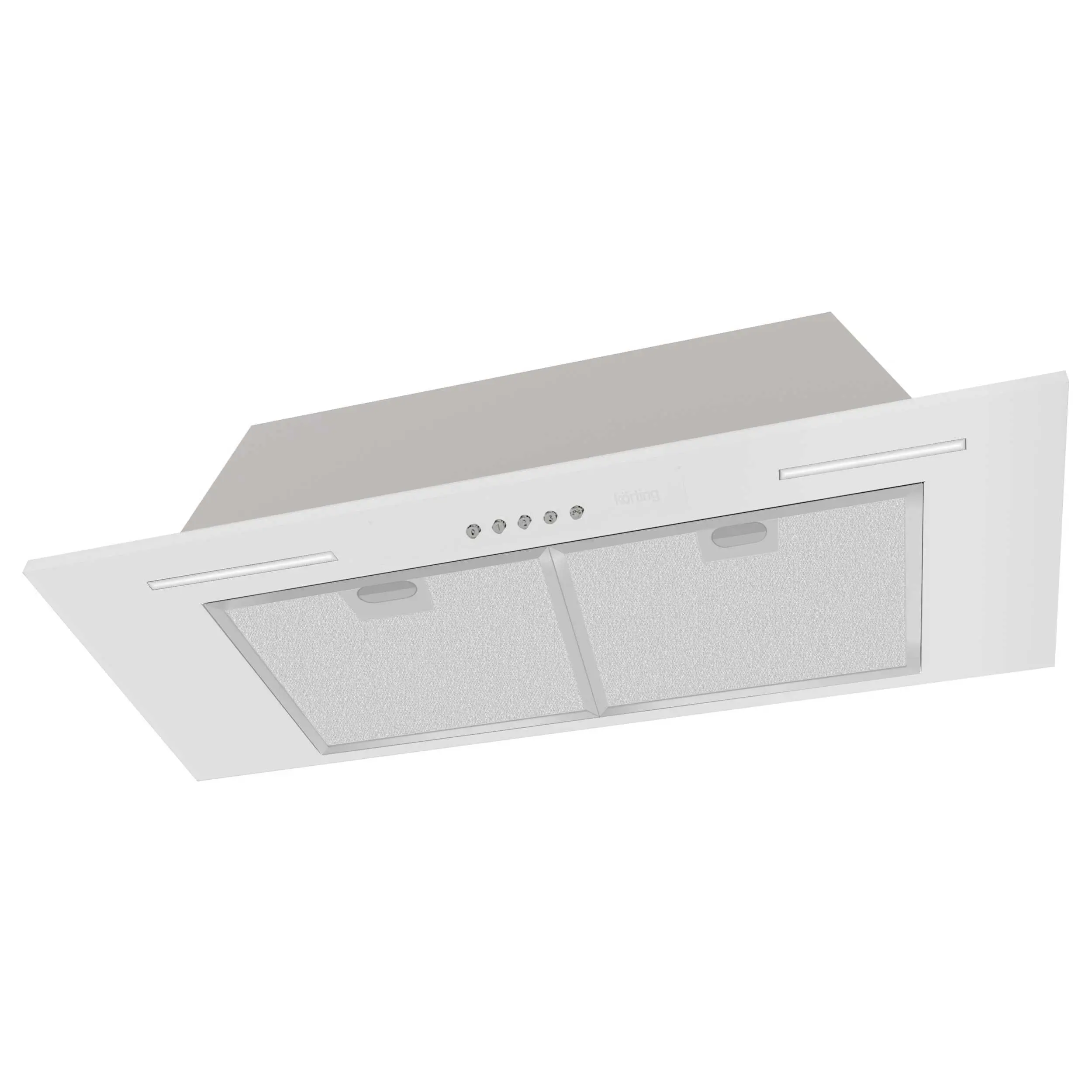 Изображение товара Встраиваемая вытяжка Korting KHI 9931 W 79.50 см цвет белый