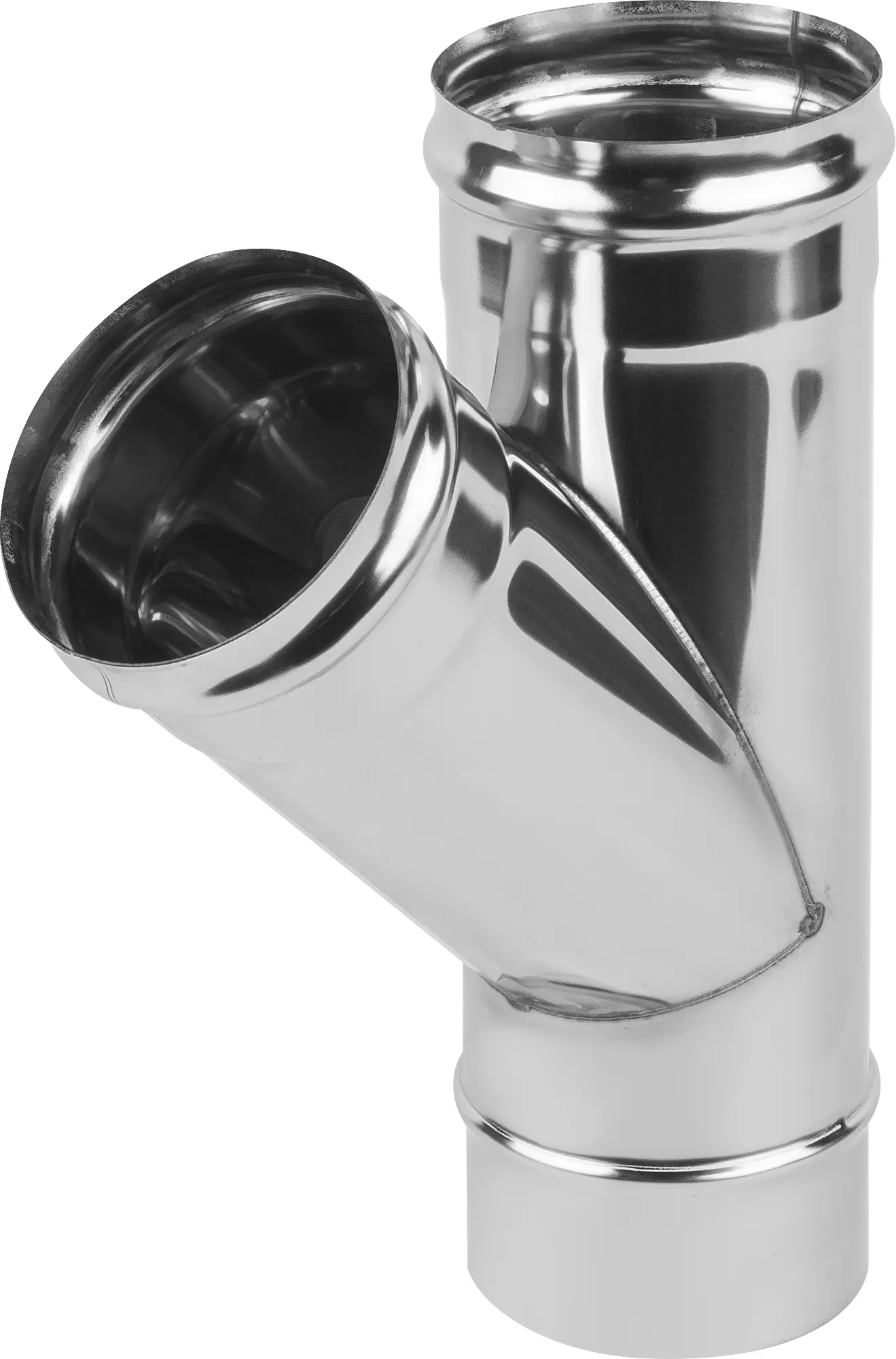 Изображение товара Тройник 135° Металлик и Ко из нержавеющей стали 115 мм