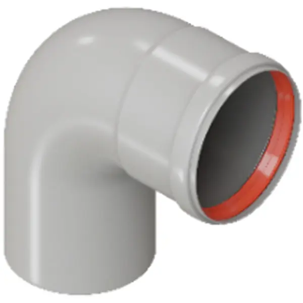 Изображение товара Отвод для дымохода Rommer D80 200x170 мм алюминий 0.75 мм