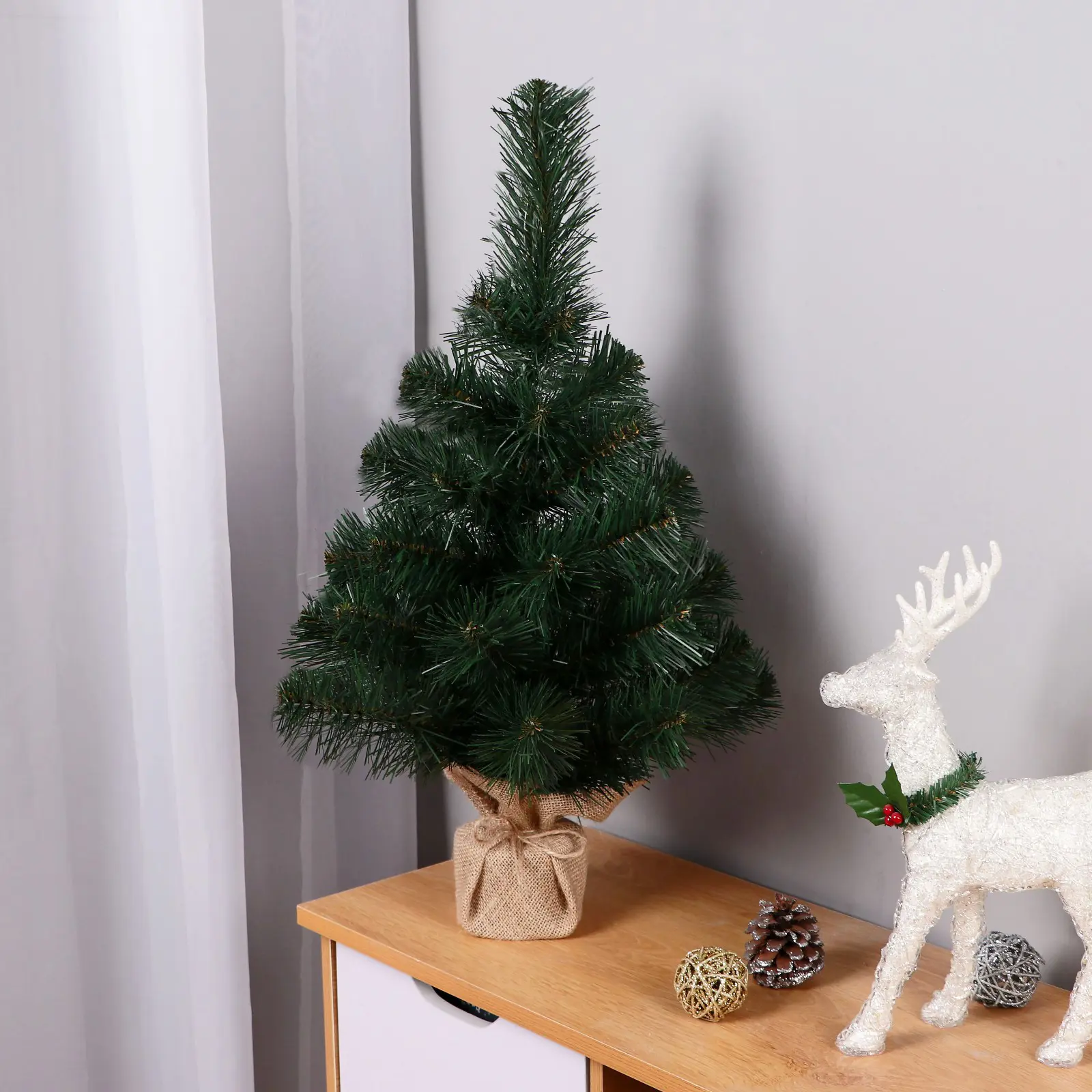 Изображение товара Ель новогодняя искусственная Simaland 10111374 Элитная пышная 65 см