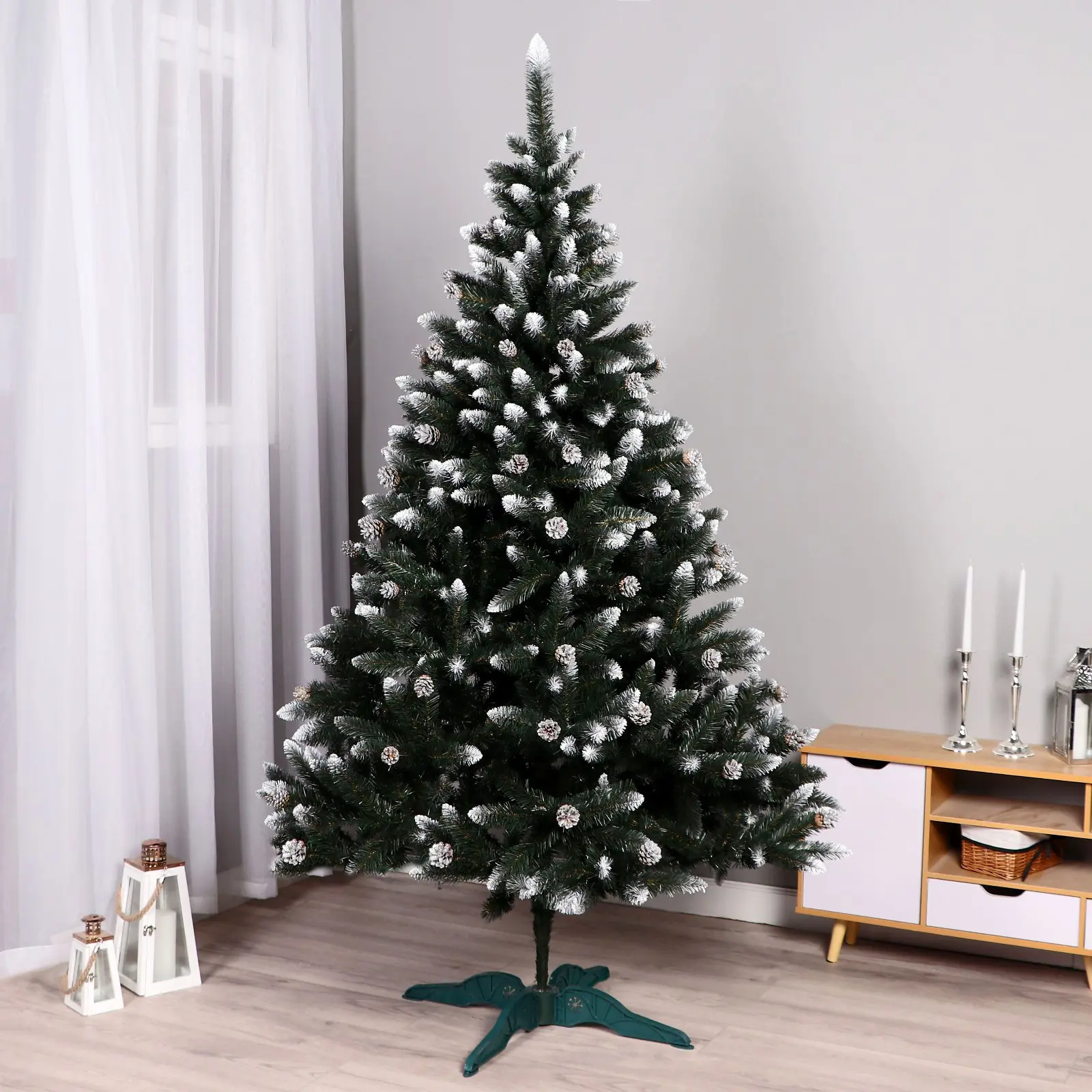 Изображение товара Искусственная ель Simaland Рождественская сказка заснеженная 220 см