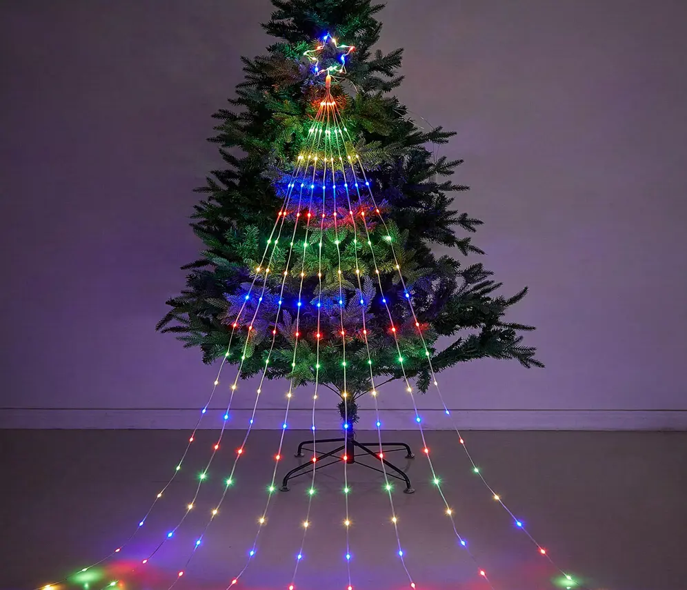 Изображение товара Электрогирлянда универсальная China dans hx-16 2.1 м 672 ламп разноцветный 8 режимов работы