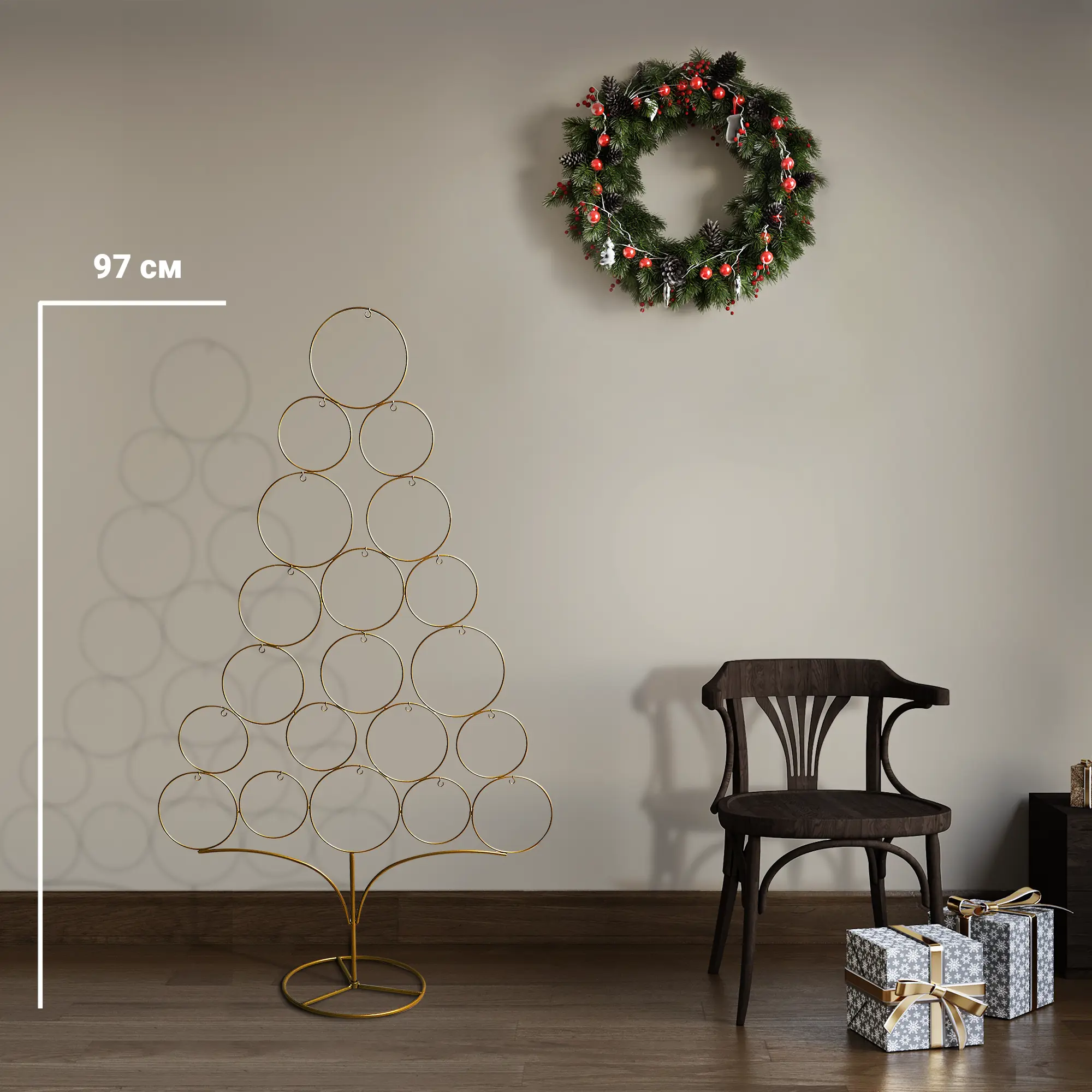 Изображение товара Новогоднее украшение Елка рождественская