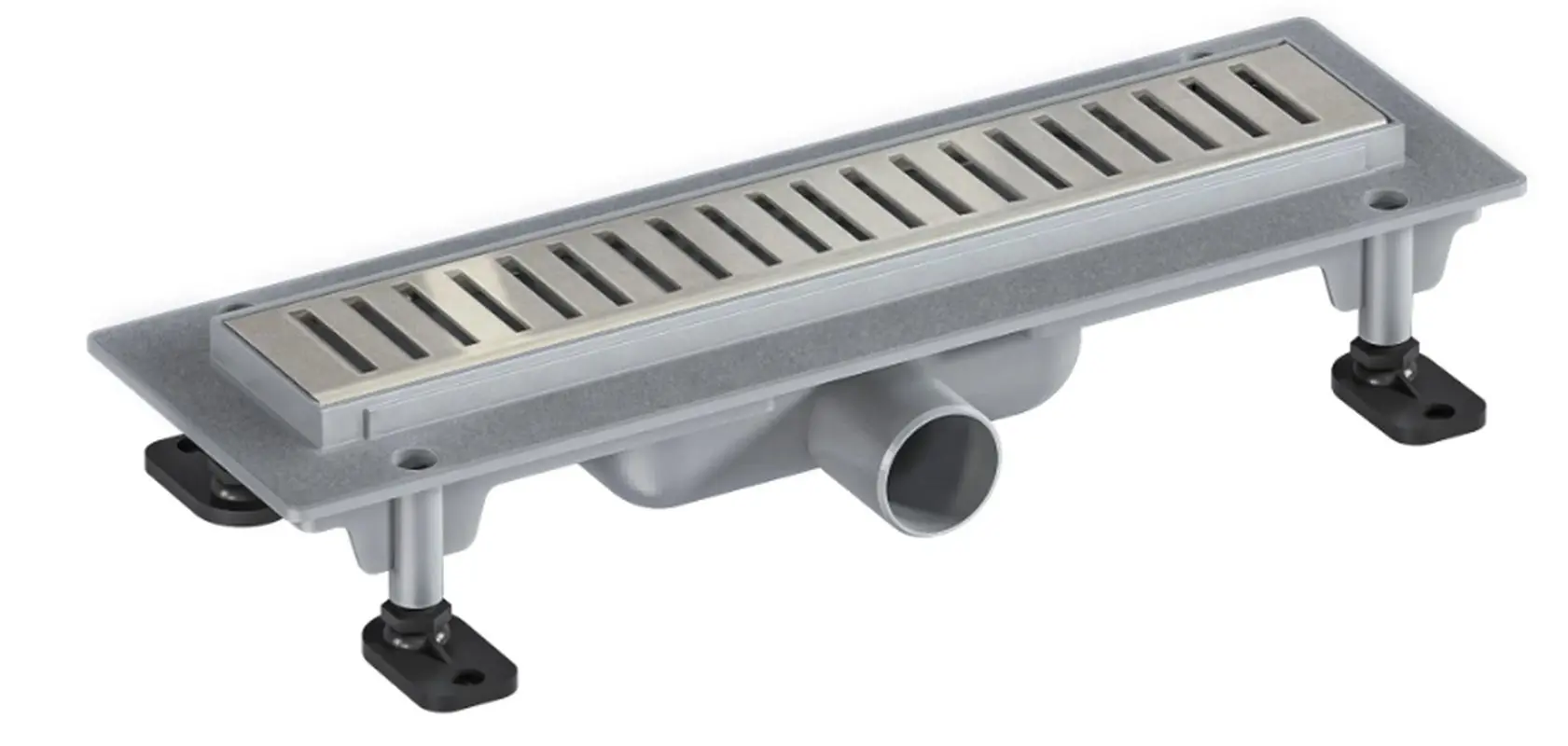 Изображение товара Душевой трап Good Door 350 мм универсальный затвор с прорезями, Россия