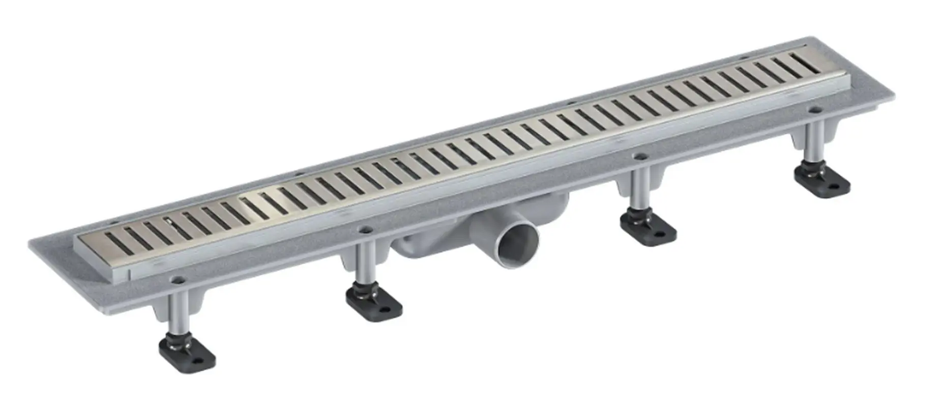 Изображение товара Трап для душа Good door 750 мм с сухим затвором, цвет серый