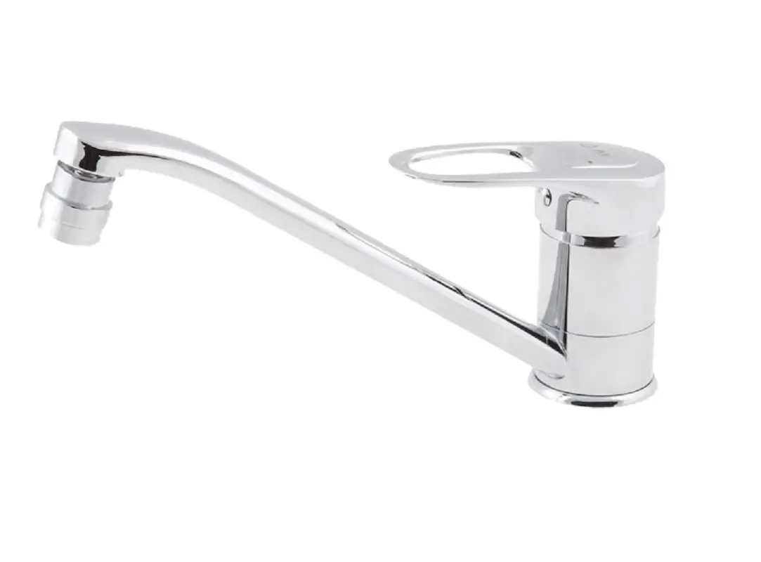 Изображение товара Смеситель для кухни однорычажный Av engineering AVXAN4-A016 излив 10.1 см цвет черный