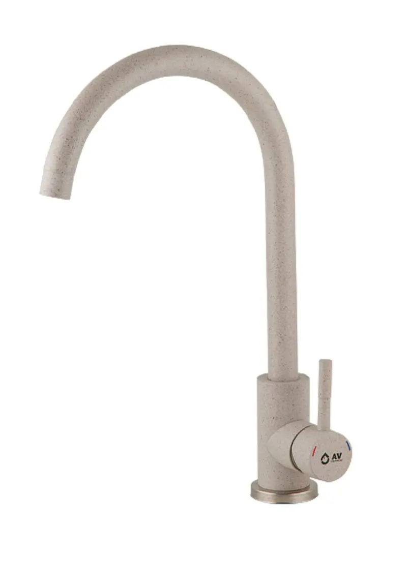 Изображение товара Смеситель для кухни однорычажный Av engineering AVZAR4-A304SN излив 26.1 см цвет песочный