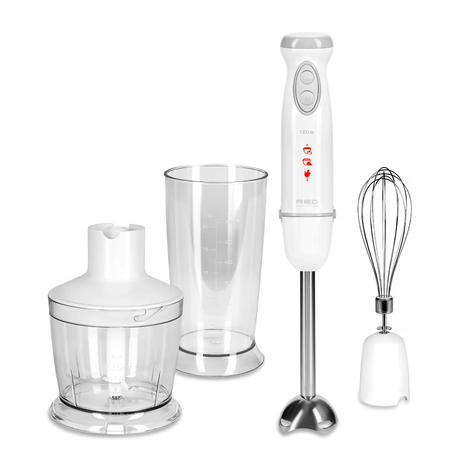 Изображение товара Погружной блендер Red solution Rhb-2941 1 скорость цвет белый