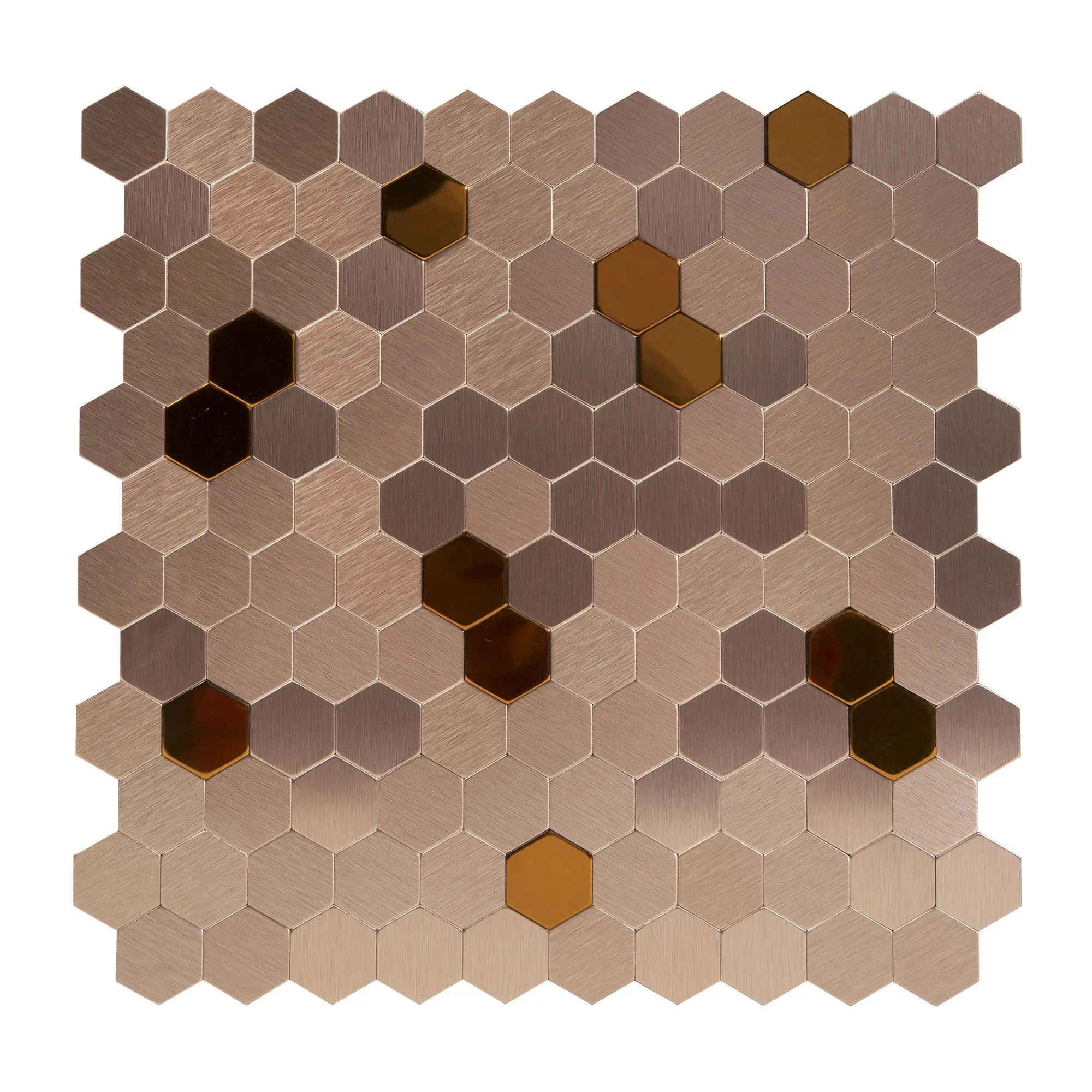 Изображение товара Алюминиевая мозаика Artens Mix 26.2х26.6 см коричневая для внутренней отделки