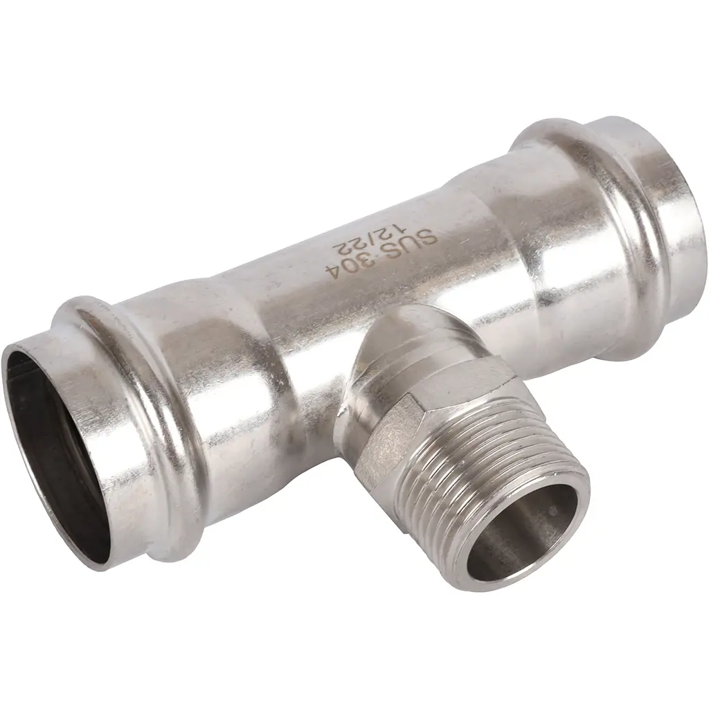 Изображение товара Тройник переходной Rommer 1"x42 мм ВПр-НР нержавеющая сталь