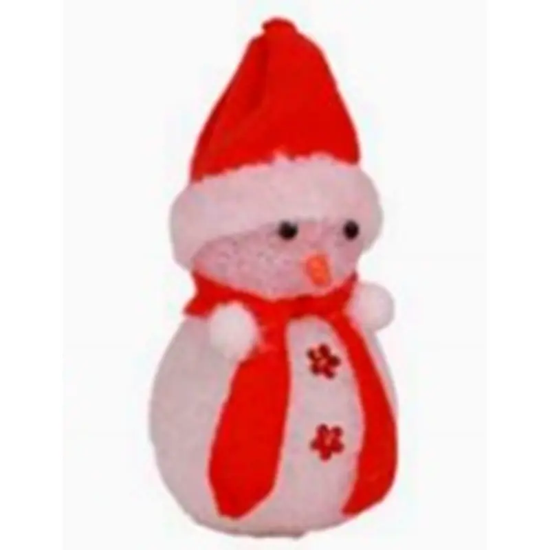 Изображение товара Светящаяся электрическая фигура Снеговик для дома Волшебная страна 20 ламп h 15 см разноцветный