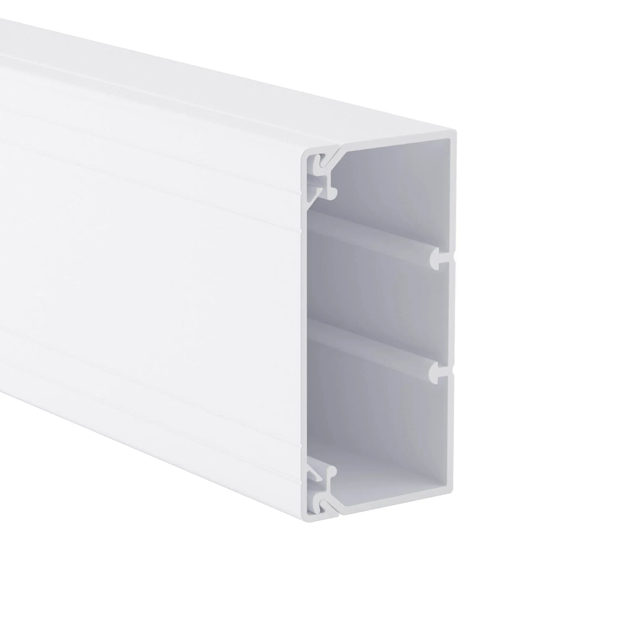 Изображение товара Кабель-канал DKC 80x40 мм 2 м белого цвета для скрытой прокладки электропроводки