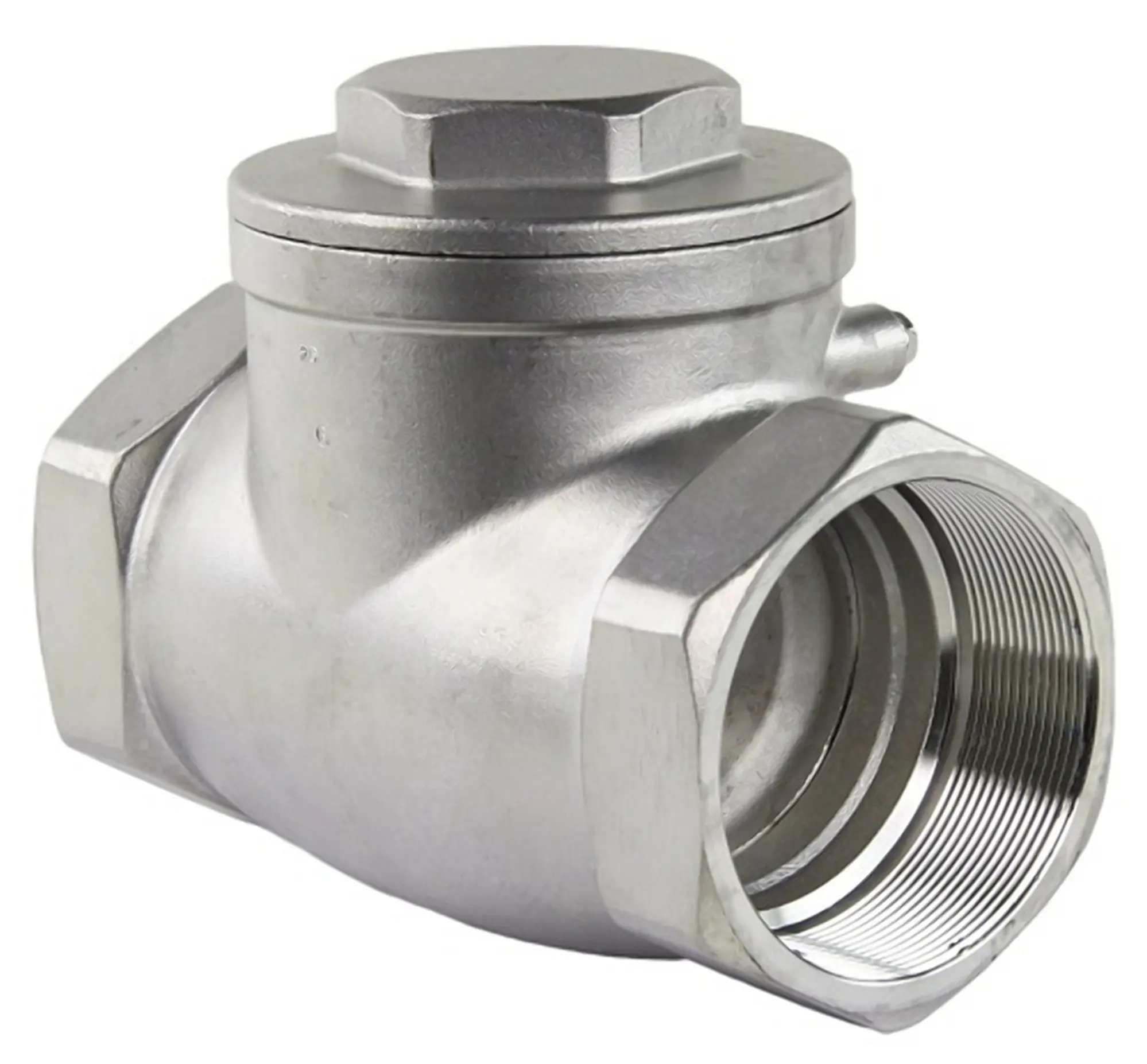 Изображение товара Обратный поворотный клапан DN.ru SCV 1 1/4 дюйма из нержавеющей стали