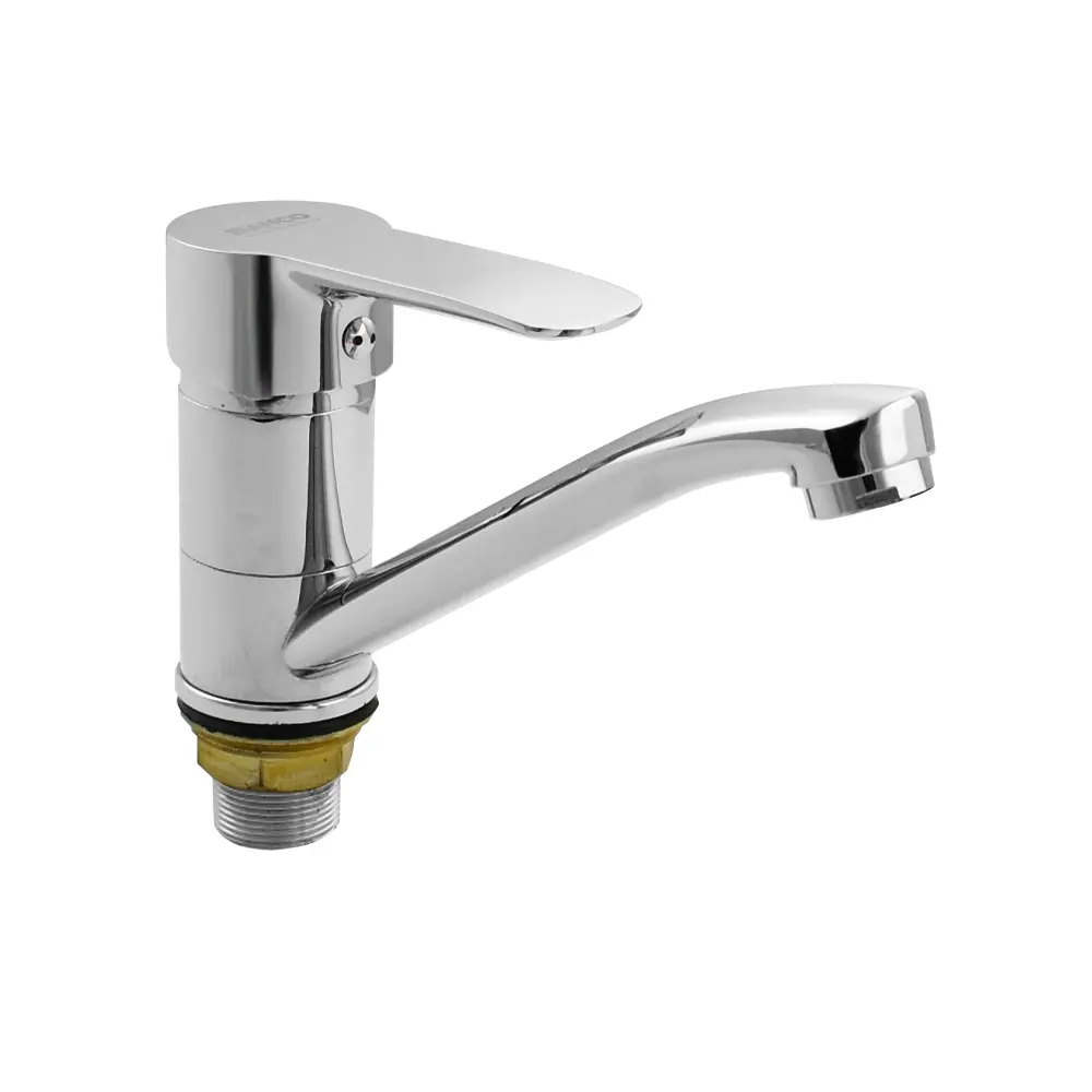 Изображение товара Смеситель для кухни однорычажный Bianco 3714s излив 7.50 см ЦАМ цвет хром