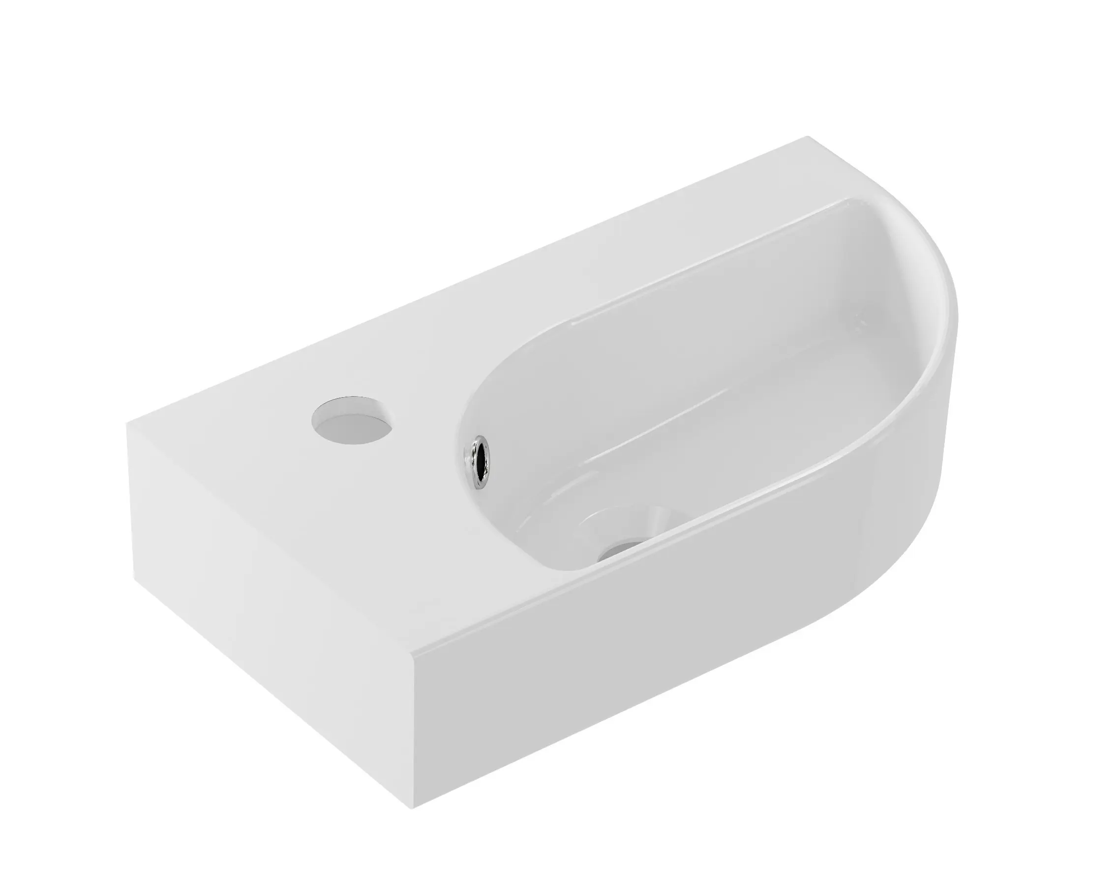 Изображение товара Раковина подвесная левая Cersanit Cameo 45.5 см белая для ванной комнаты