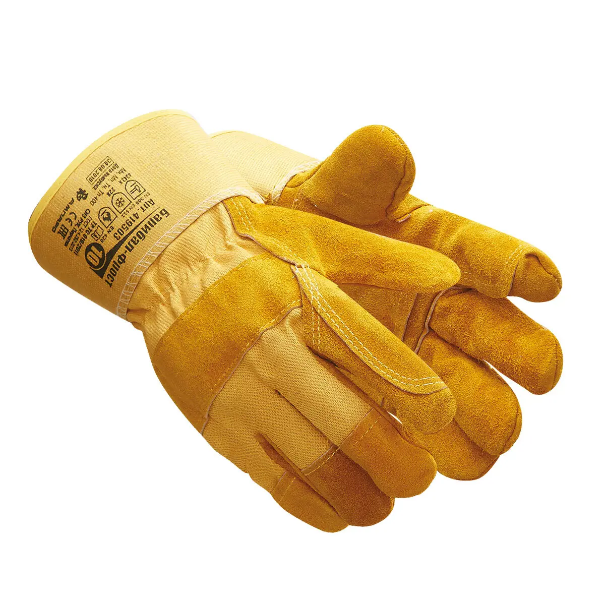 Изображение товара Перчатки спилковые Ампаро 419503-10 Барибал Фрост, размер 10, утепленные