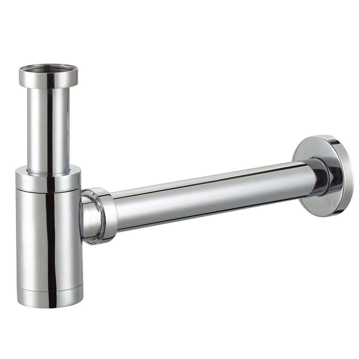 Изображение товара Сифон для раковины Azario D40 мм латунь хром гидравлический замок