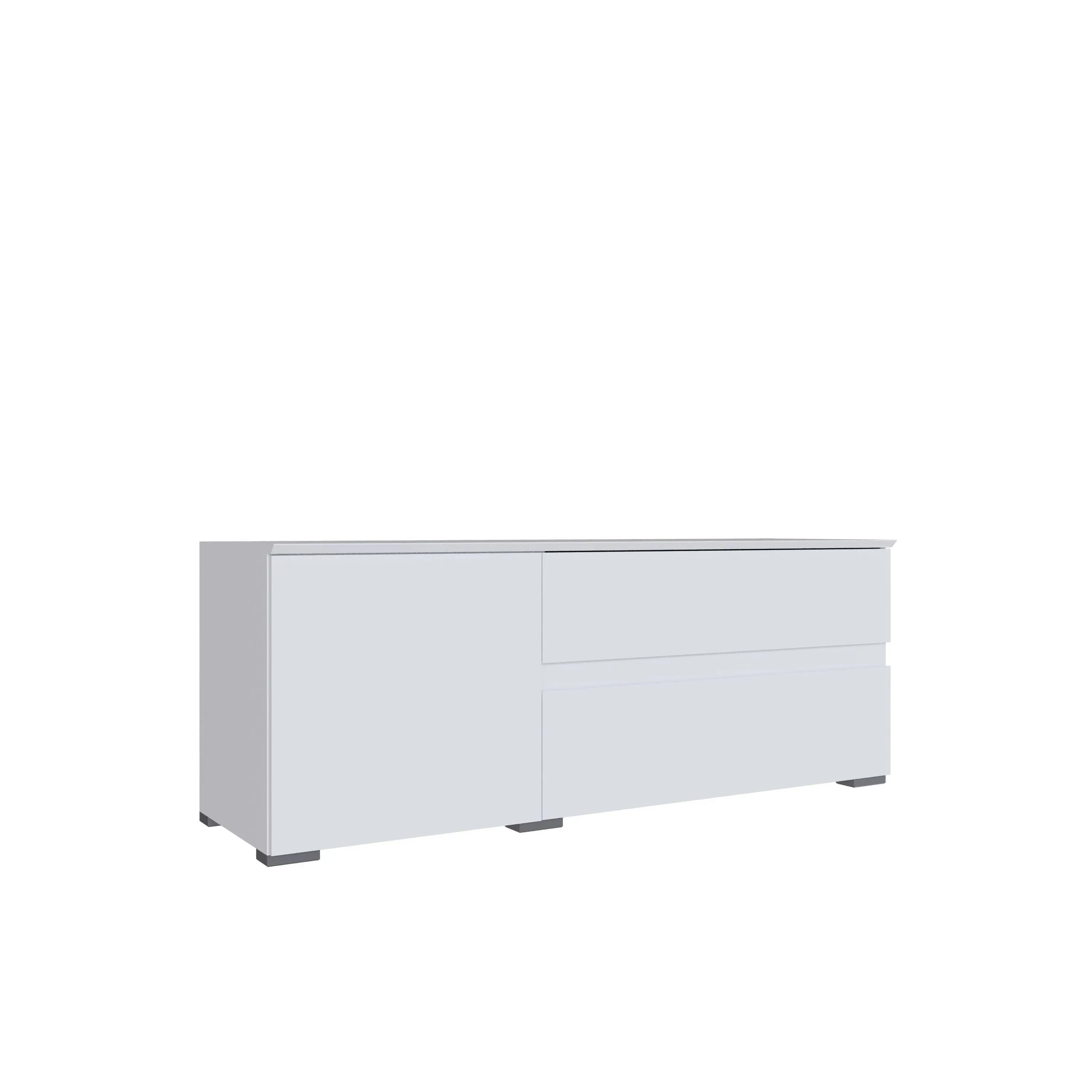 Изображение товара Тумба под телевизор Тэкс Плейона 135 см ЛДСП белая