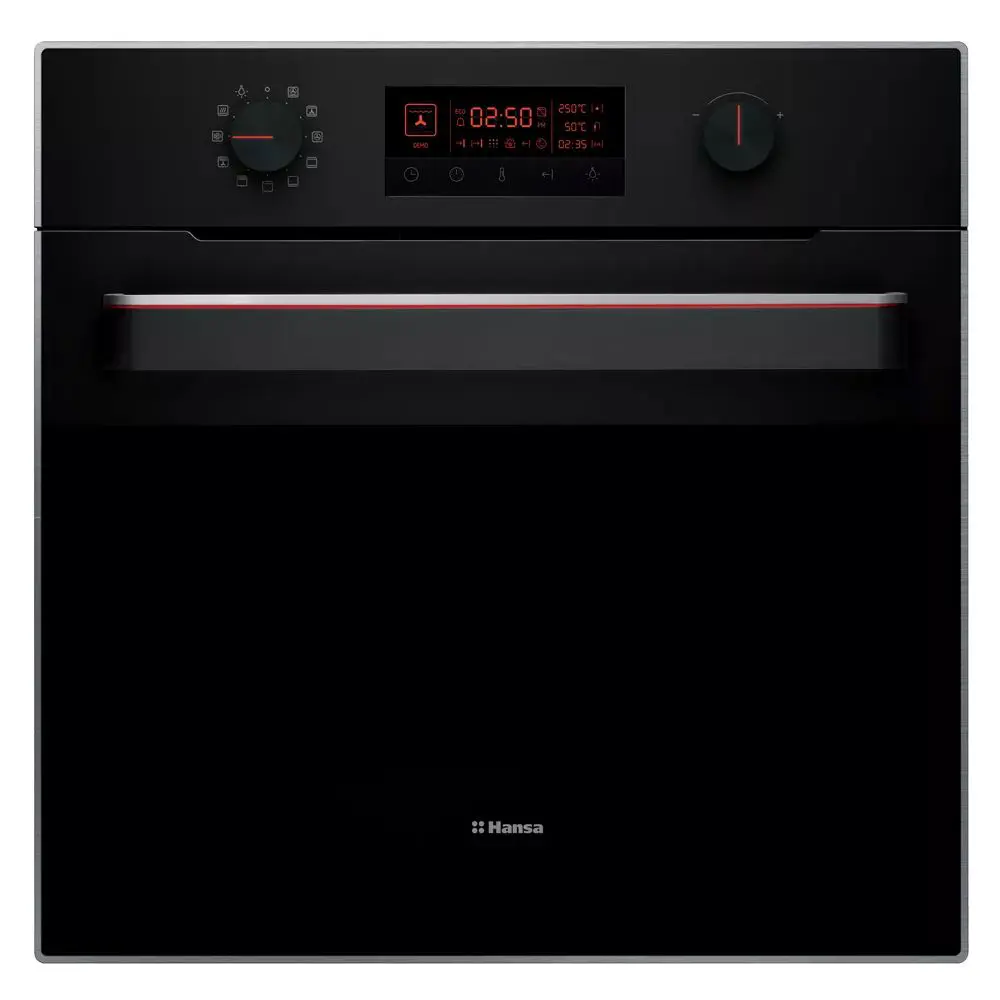Изображение товара Электрический встраиваемый духовой шкаф Hansa BOES695010 59.5x59.5x57.5 см цвет черный