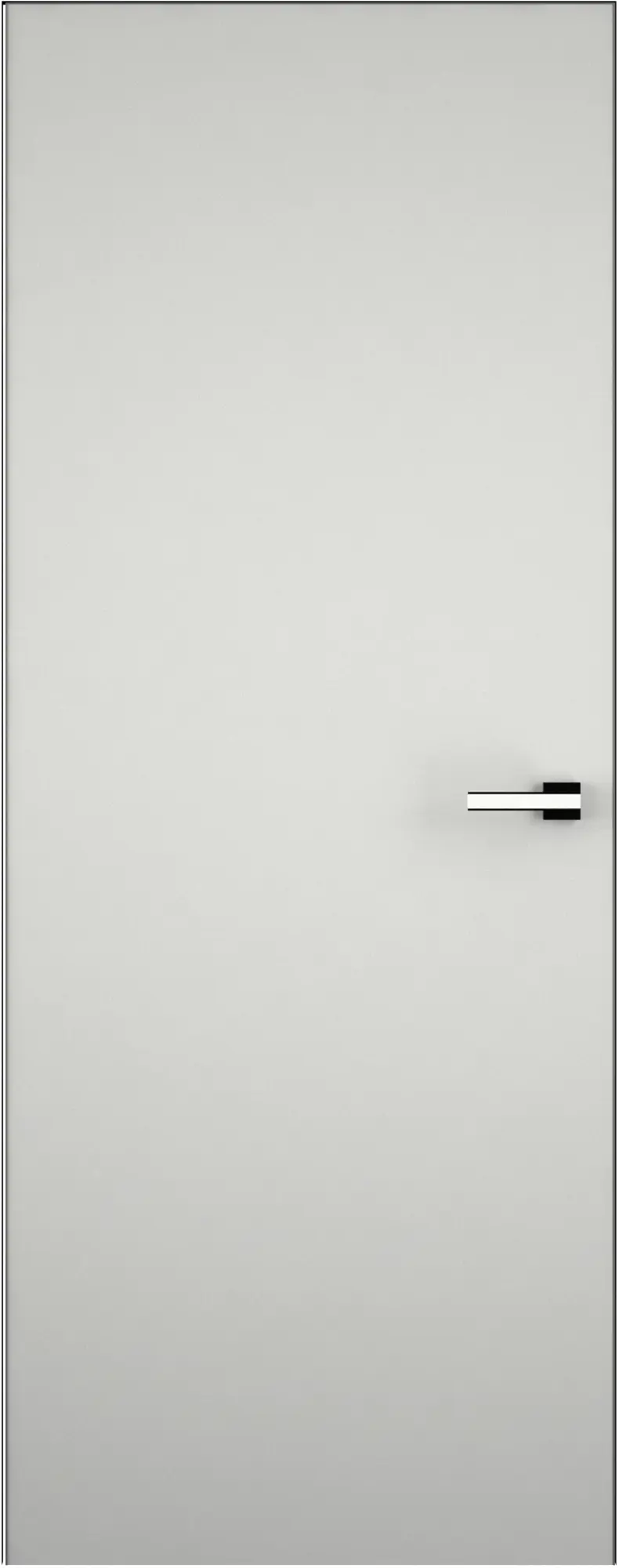 Изображение товара Дверь межкомнатная Invisible с замком 70x230 см серый