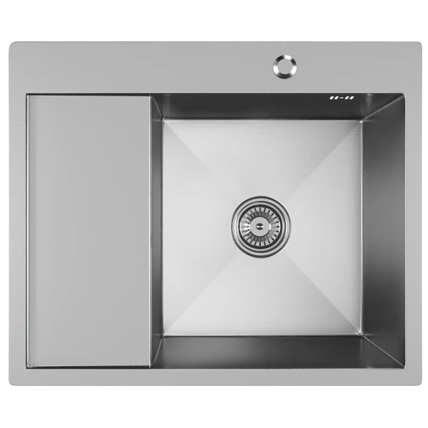 Изображение товара Врезная мойка Mixline PRO 551876 49x60x20 см нержавеющая сталь цвет нержавеющая сталь