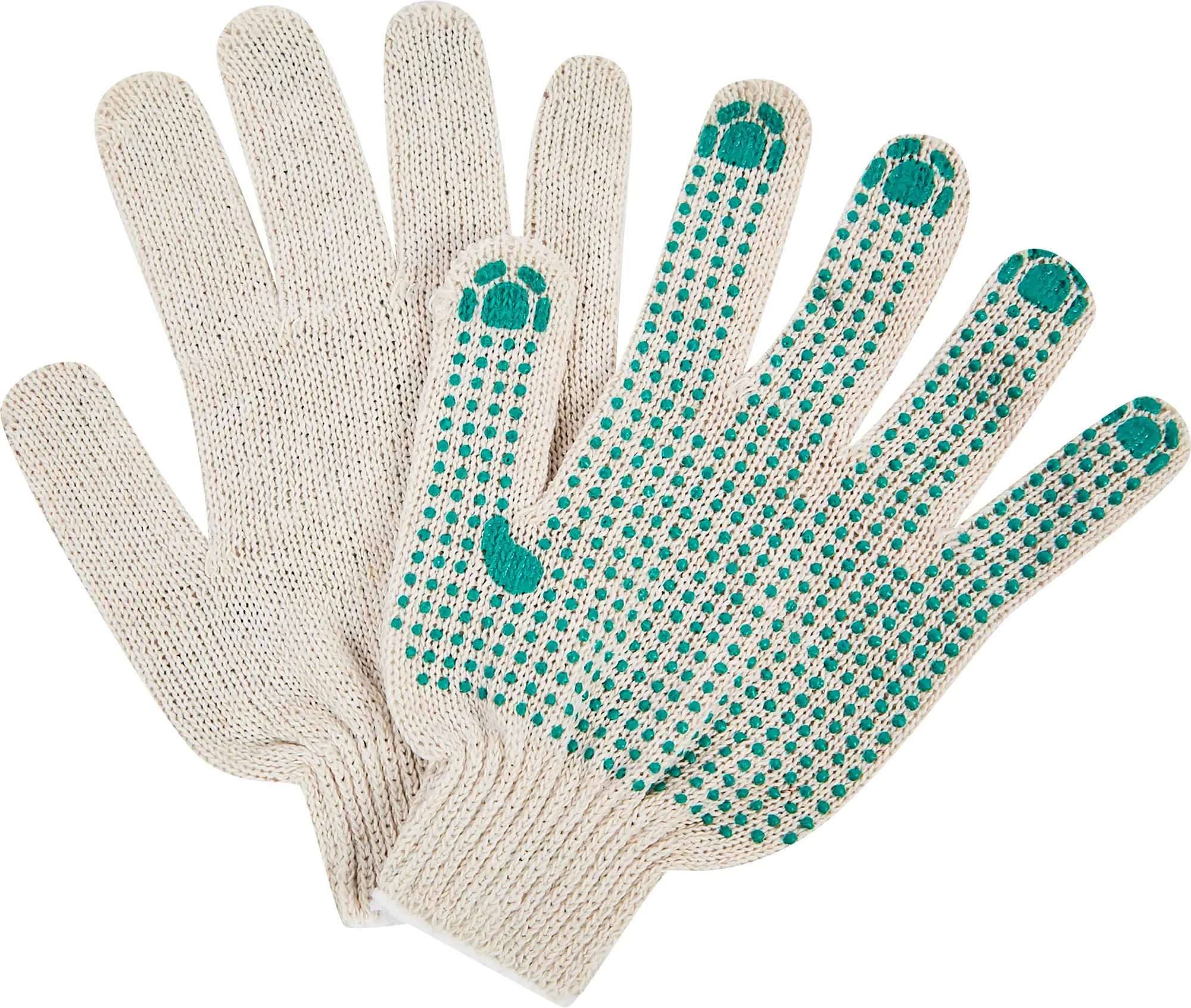 Изображение товара Хлопчатобумажные перчатки V2 68072, единый размер, 5 пар многоразового использования