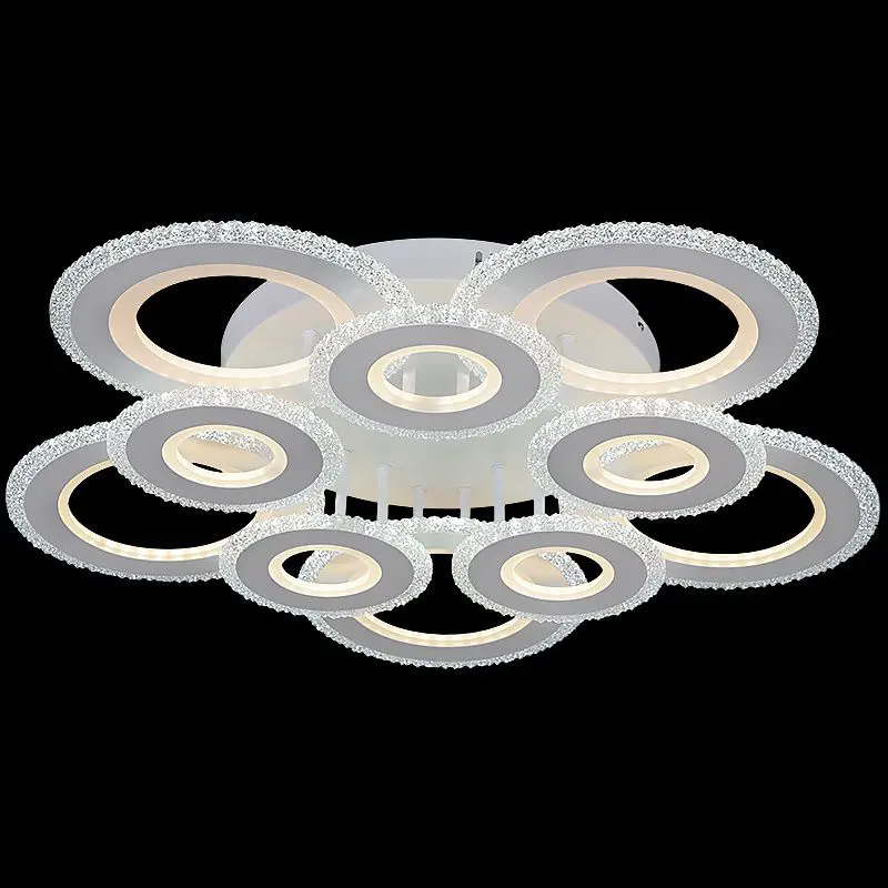 Изображение товара Люстра потолочная светодиодная Reluce 08431-0.3-5+5c 64 м² регулируемый белый свет цвет белый