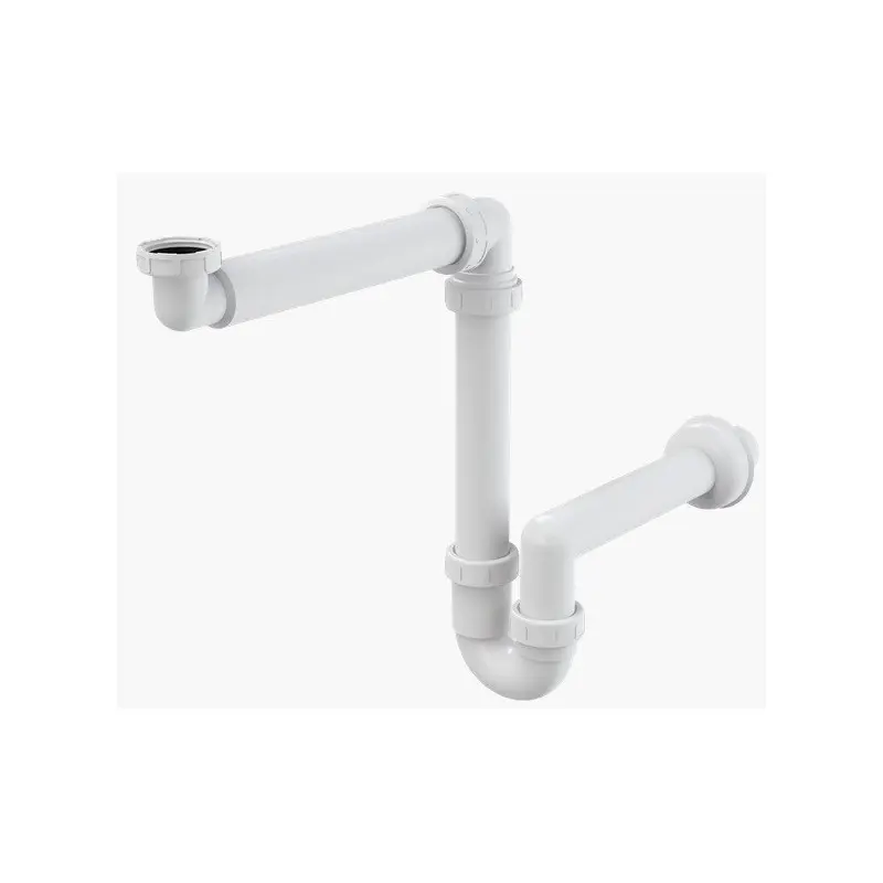 Изображение товара Сифон для раковины AlcaPlast A434 универсальный белый диаметром 50 мм и гидрозатвором