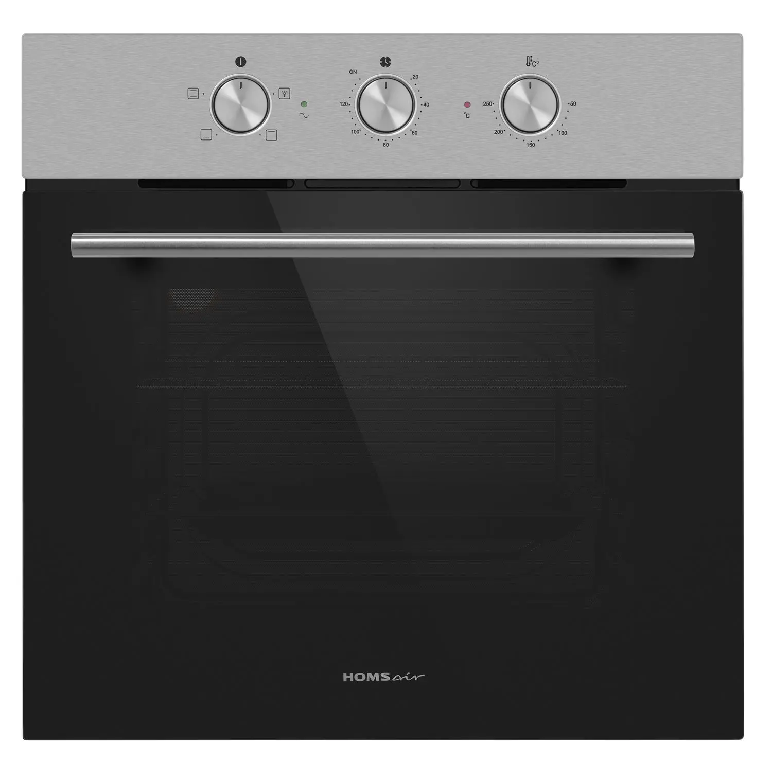 Изображение товара Электрический встраиваемый духовой шкаф HOMSAIR OES604S нержавеющая сталь 250°C