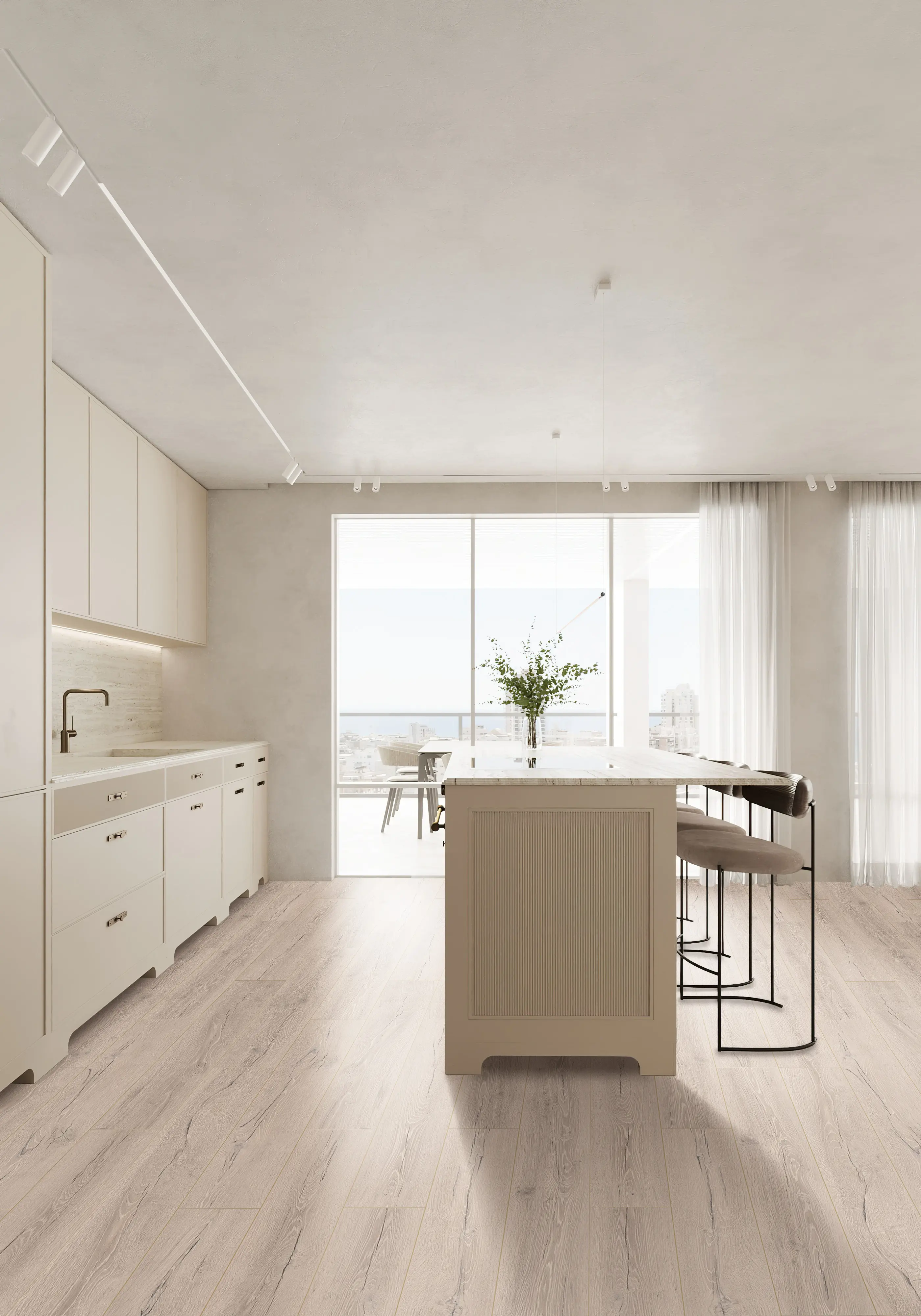 Изображение товара Ламинат Yildiz Stilo New York 33 класс 8 мм с фаской 2.324 м², цена за упаковку