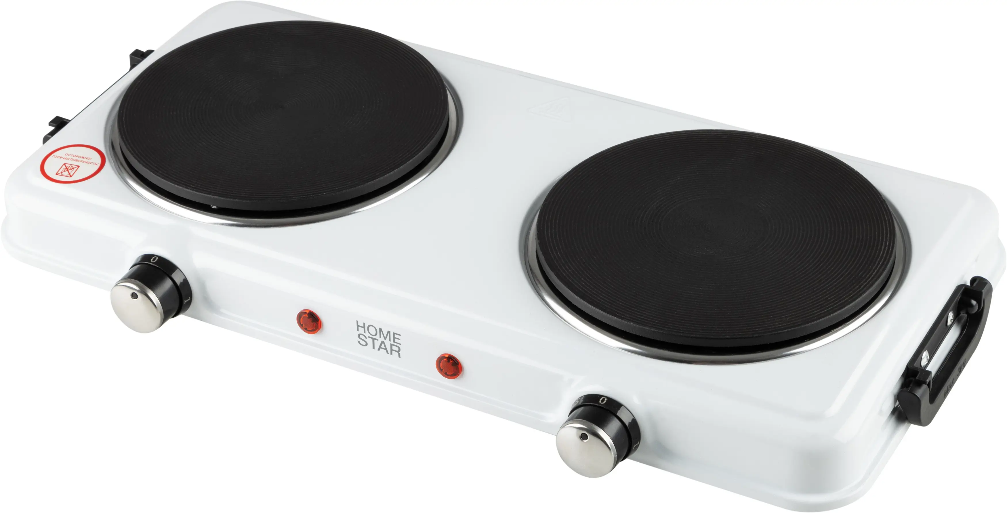 Изображение товара Электрическая настольная плита Homestar HS-1110 23.5x6.3x44.5 см цвет белый