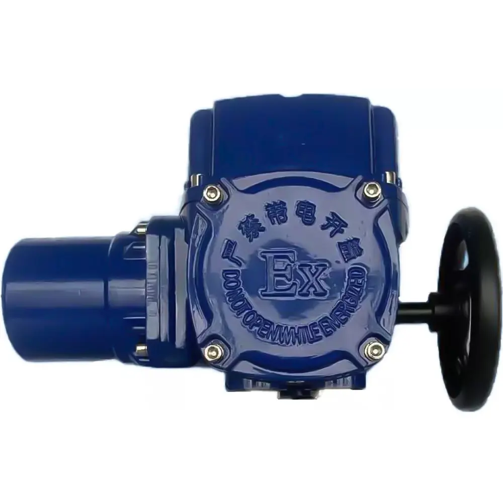 Изображение товара Электропривод четвертьоборотный DN.RU D300-00739 Ду27 Ру16 1 Сталь алюминий Китай